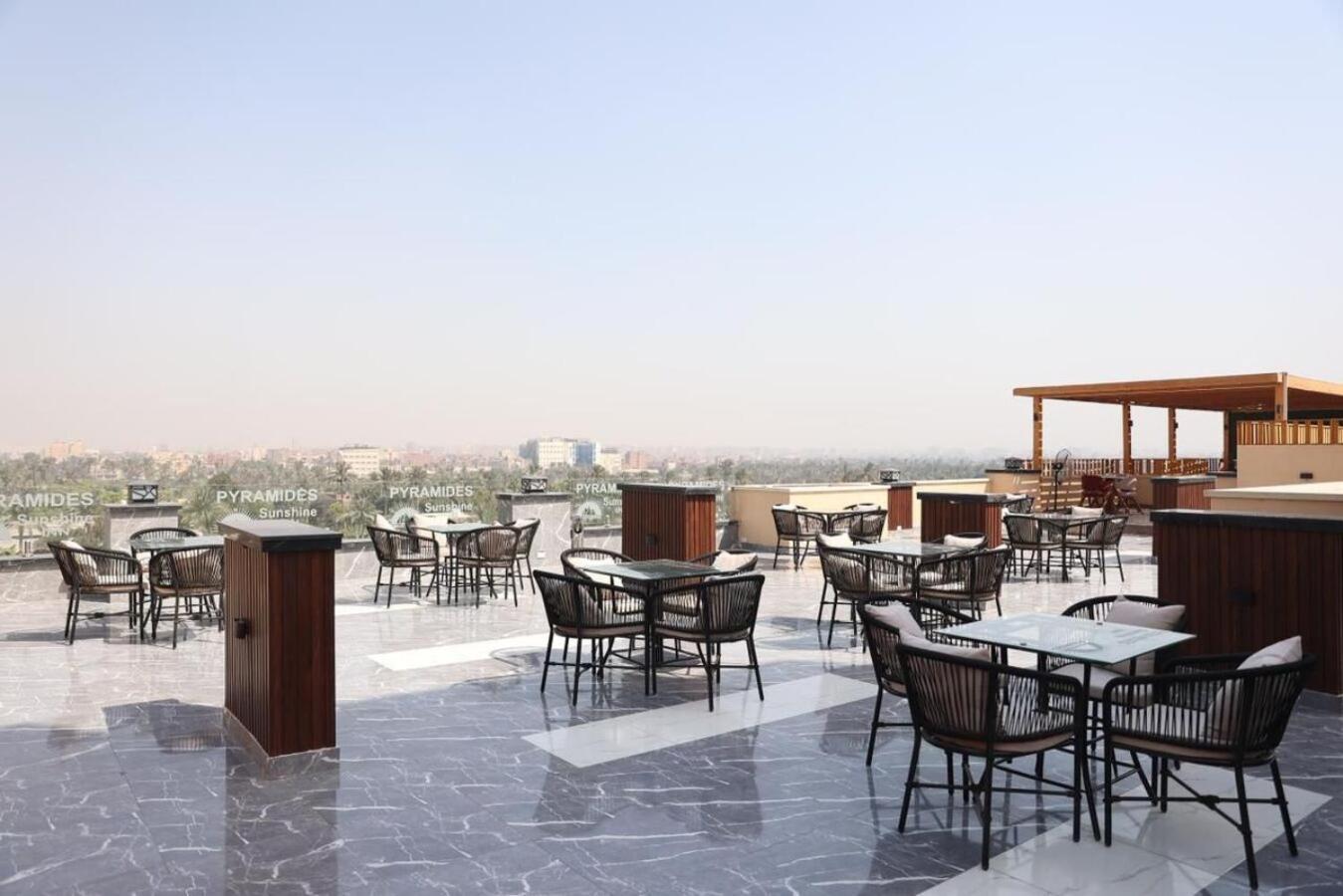 Pyramids Sunshine View Hotell Kafret el-Gabal Eksteriør bilde